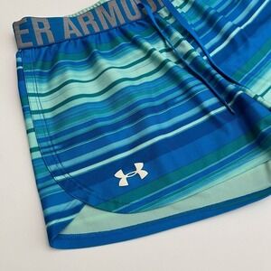 Under Armour Blue Womens Sports Shorts, Under Armour Exercise Shorts, Under K19
